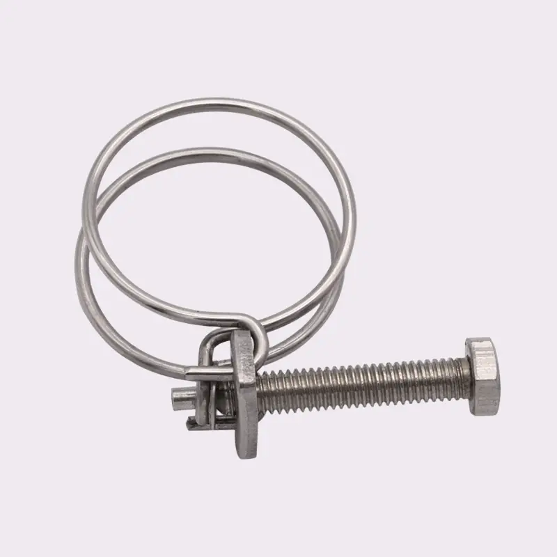 double wire hose clamp