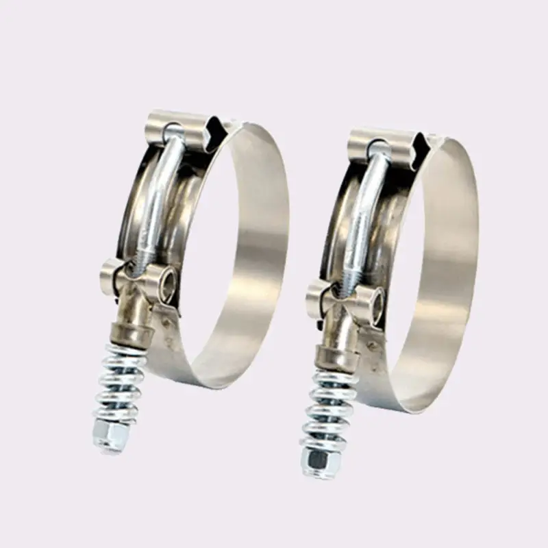 stainless steel spring loaded t bolt clamp