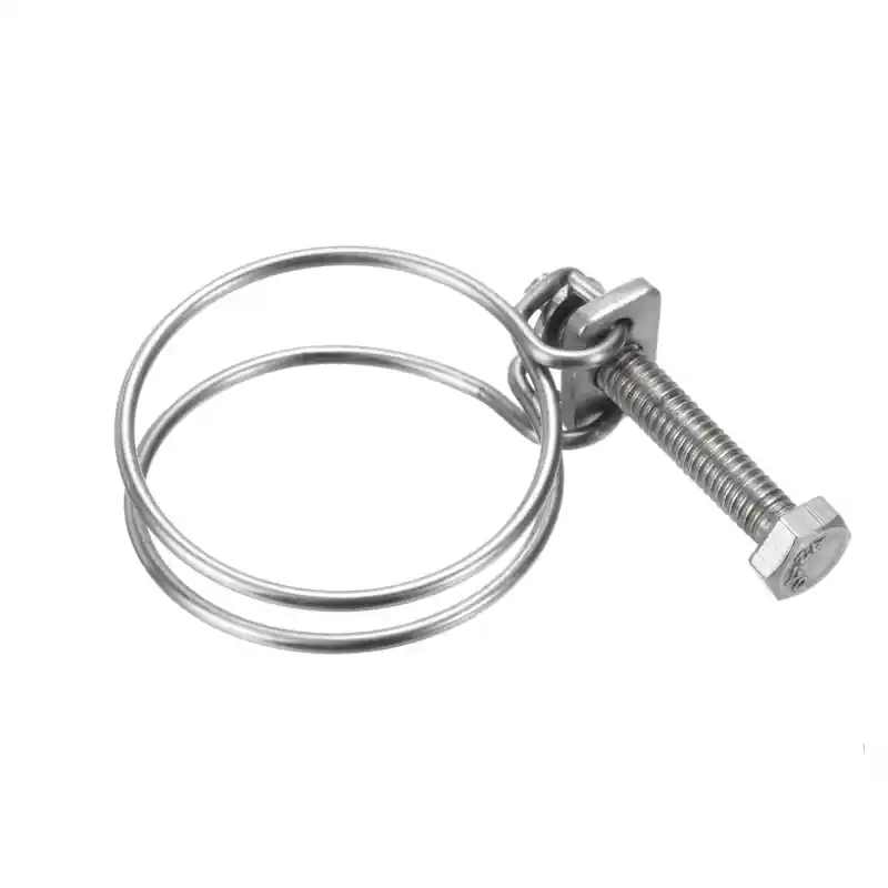 Zinc Plated Double Wire Hose Clamp